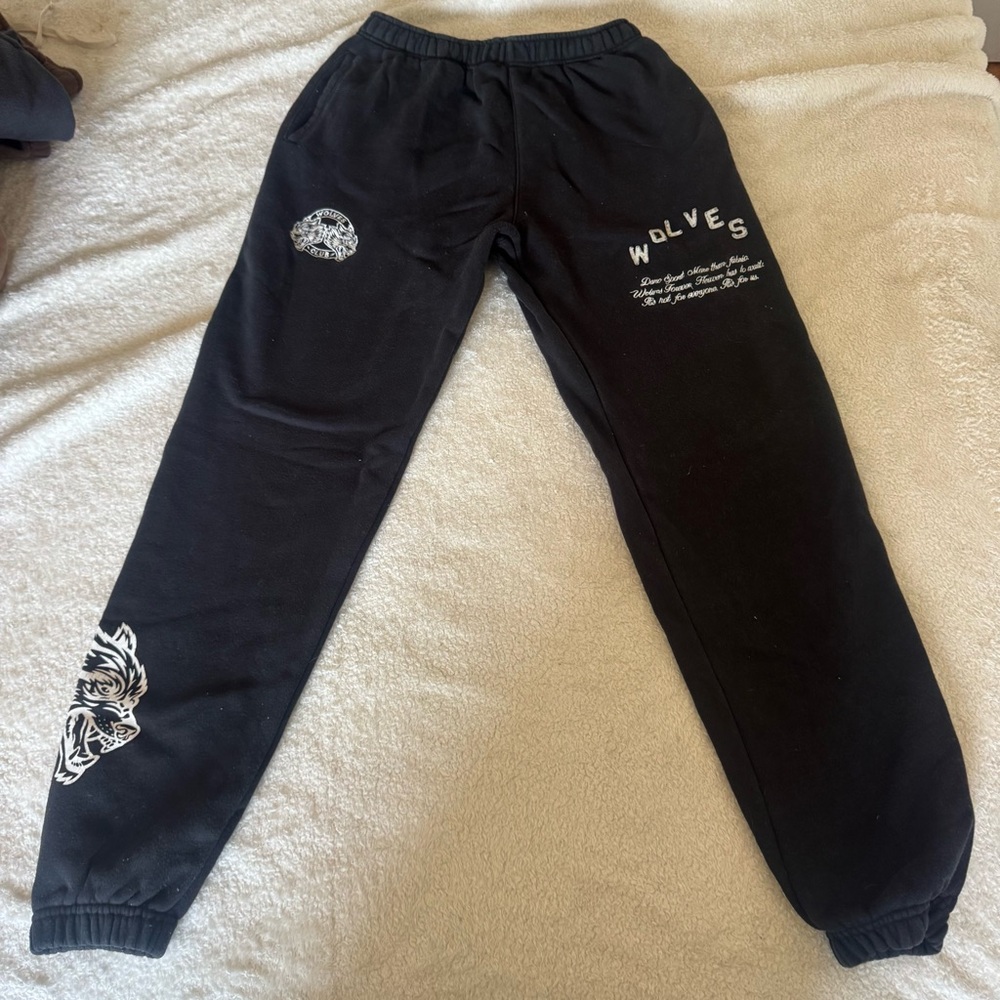 Darc Sport Black Wolves Track Pants